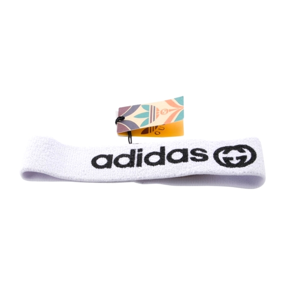 GUCCI ADIDAS COLAB NWT M WHITE HEADBAND